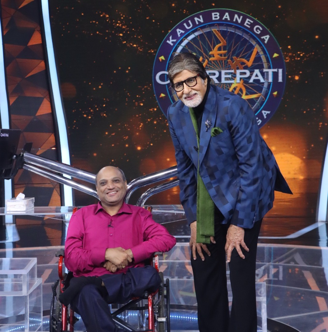 With Shri Amitabh Bachchan Ji at KBC